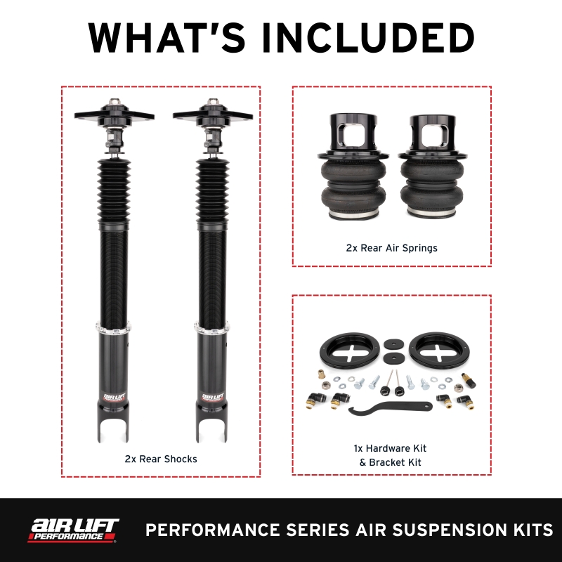 Infiniti G37 Air Suspension Kit - Rear - Air Lift - Air Lift 76510 - `08-`13